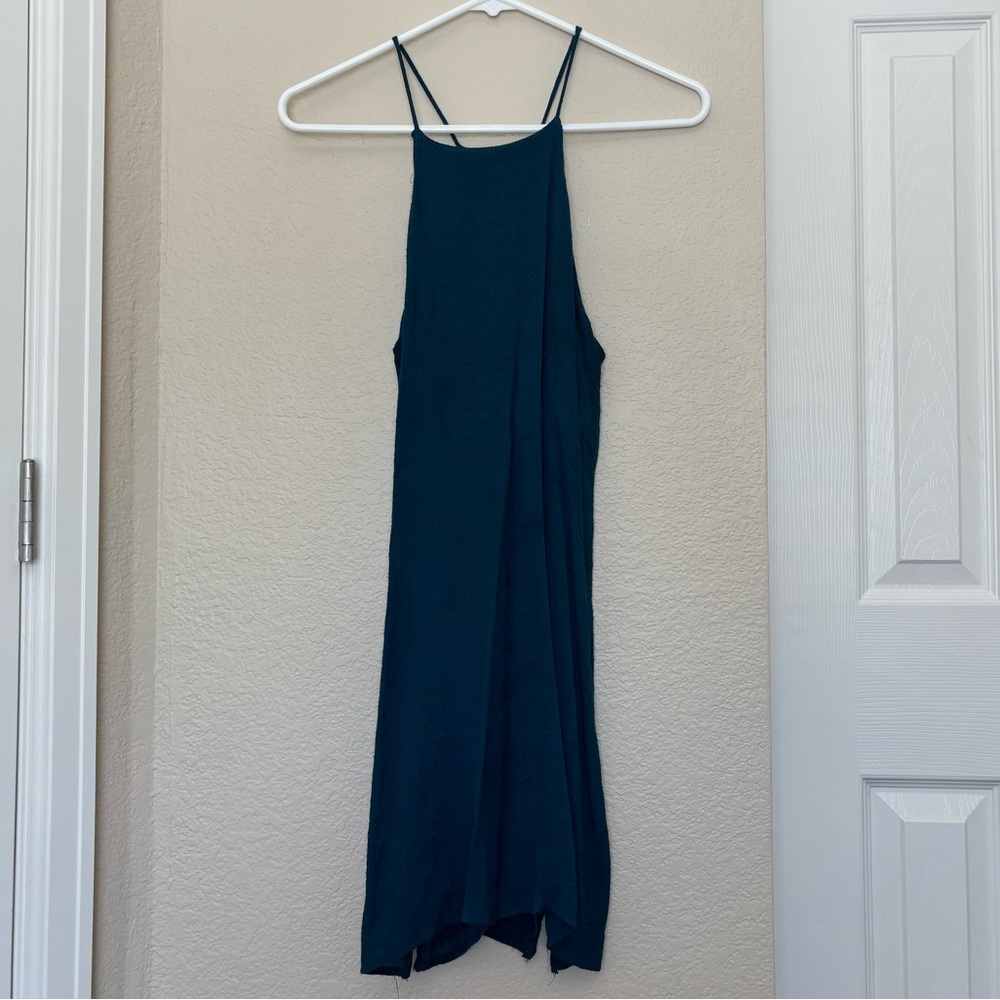 Love Culture Blue Spaghetti Strap Slip Dress